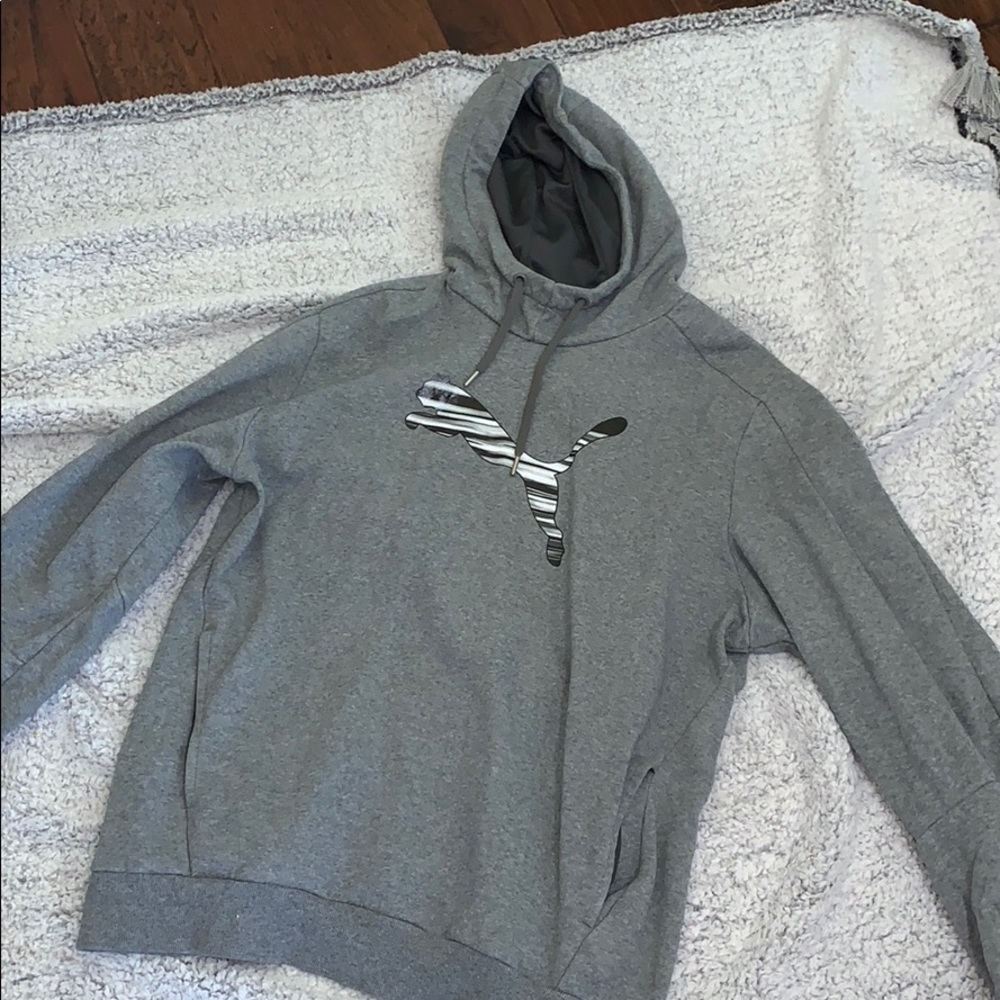 Gray Puma Hoddie